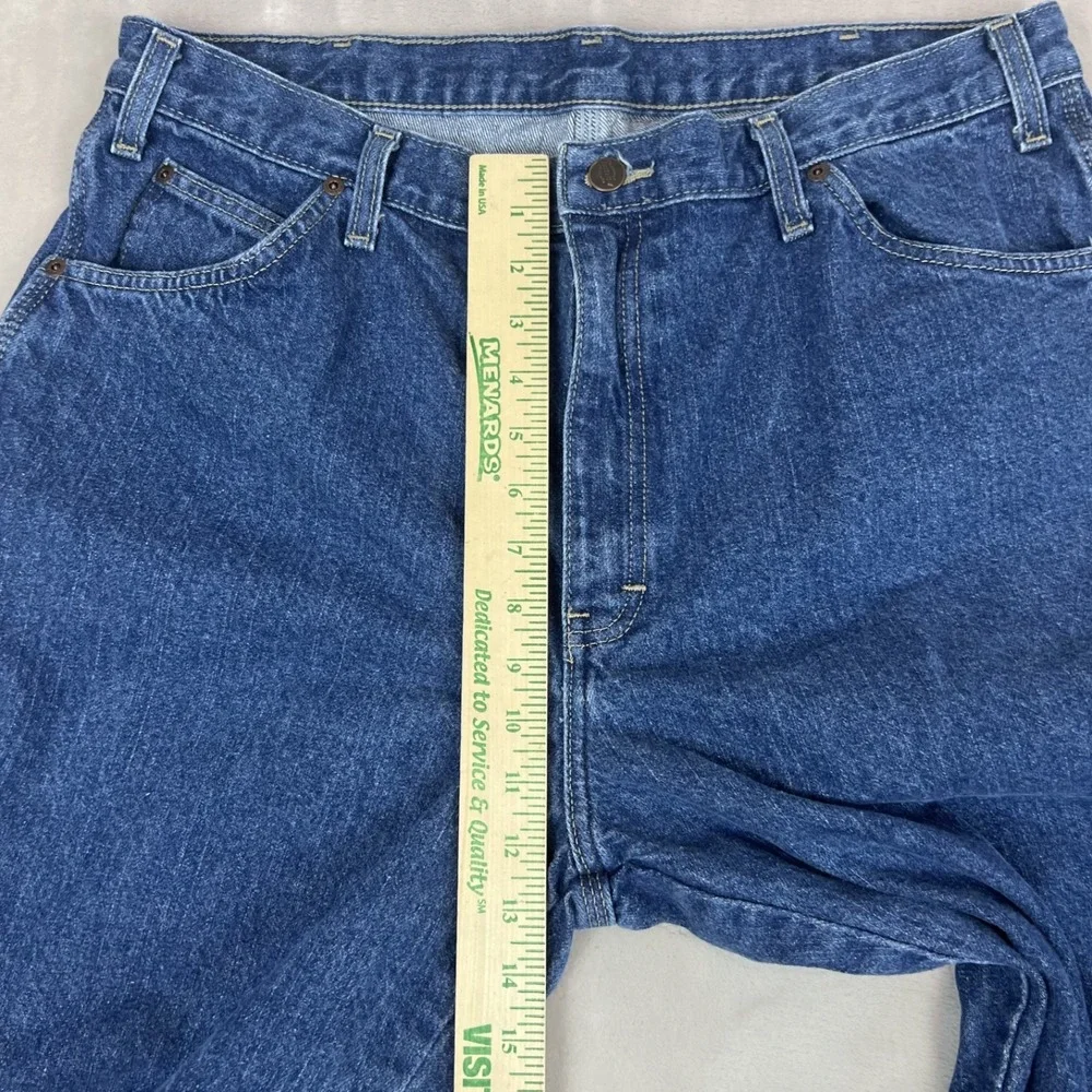 Y2K Dickies‎ Jeans Mens 38x32 Blue Denim Cotton Carpenter Workwear Grunge Skater